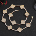 Heart-Cut Zircon Statement Pendant Necklace