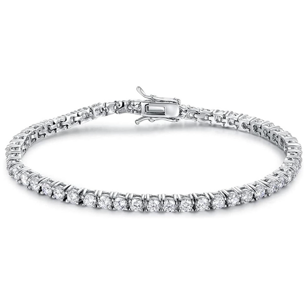 3mm Geometric Bling Brass Fashion Bracelet