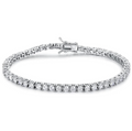 3mm Geometric Bling Brass Fashion Bracelet