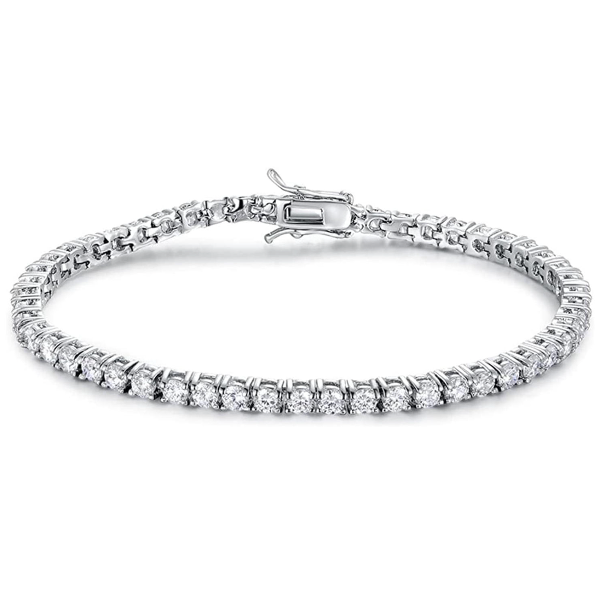 3mm Geometric Bling Brass Fashion Bracelet
