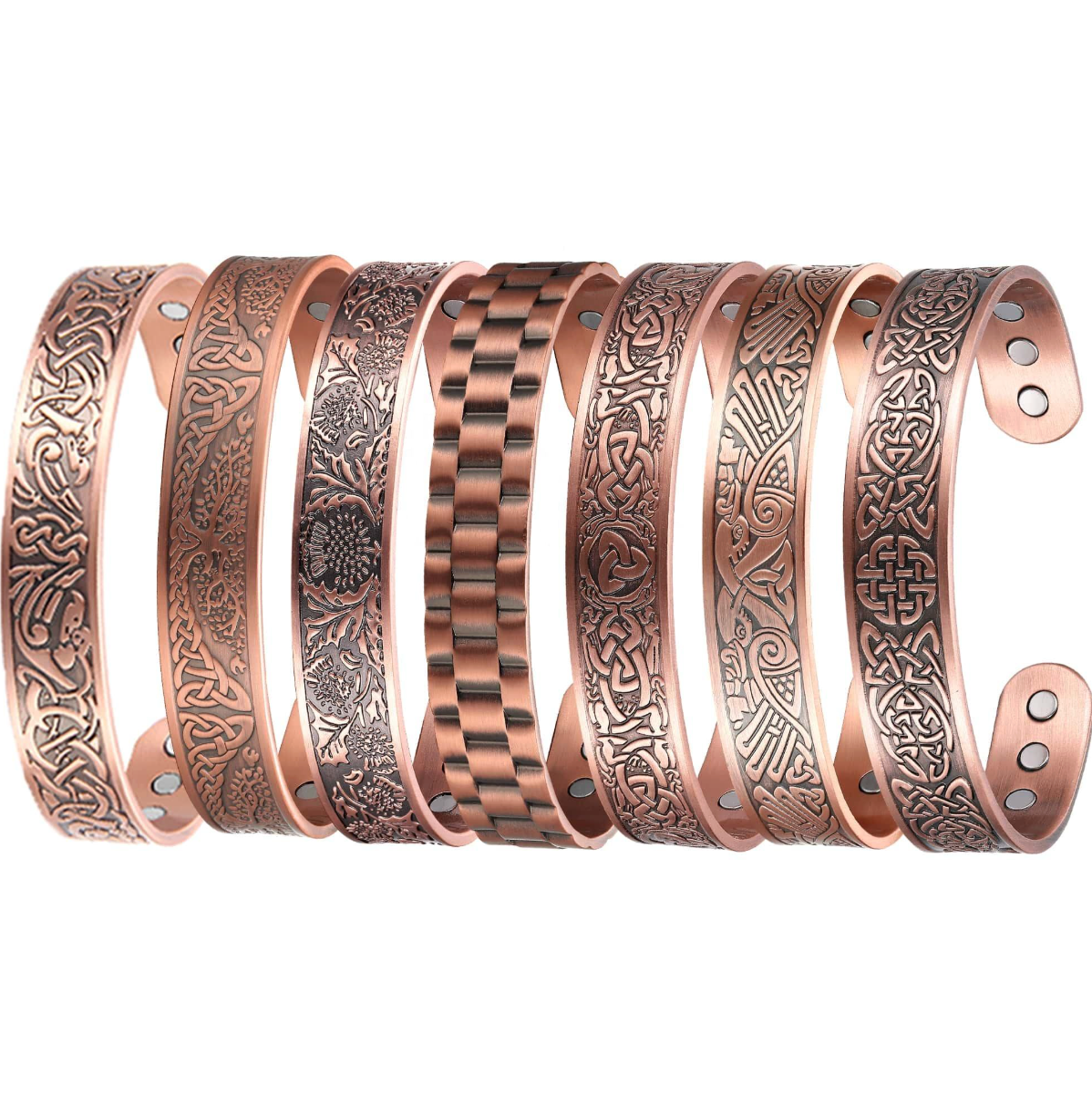 Adjustable Magnetic Cuff Bracelet